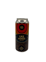 Eighty Eight Brewing Like Minds Hazy IPA is a collaborative 6.2% ABV hazy India Pale Ale brewed jointly by Eighty-Eight Brewing Co. and Ol' Beautiful Brewing Co. in Calgary, Albert