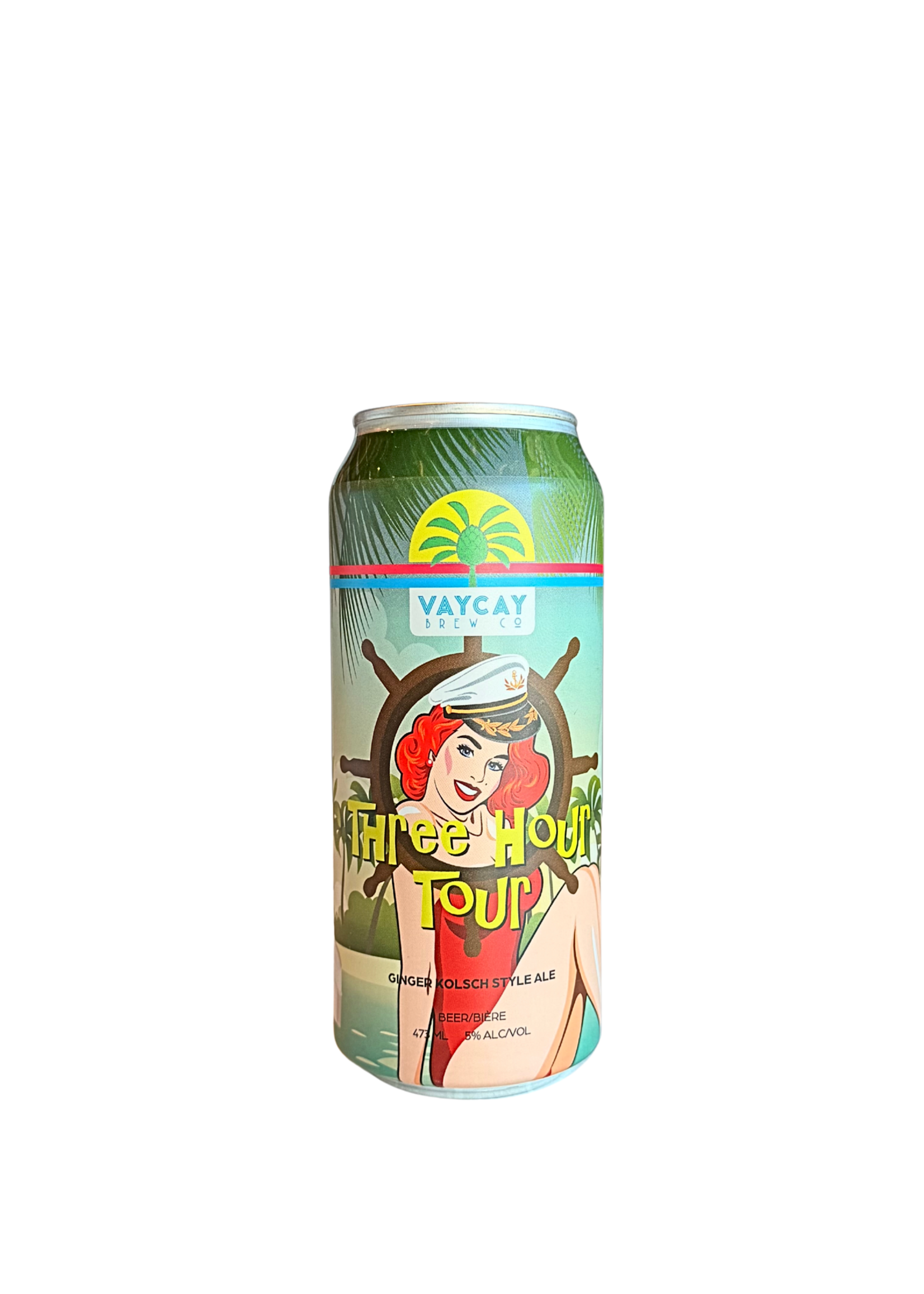 VayCay Brewing Co. Vaycay Brewing Co.Three Hour Tour Ginger Kolsch Style Ale 473ml