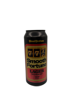 Blood Brothers Brewing Blood Brothers Brewing Smooth Fortune Lager is a light, crisp craft beer available in a 473ml tall can with a 4.5% ABV (and a non-alcoholic 0.5% ABV version