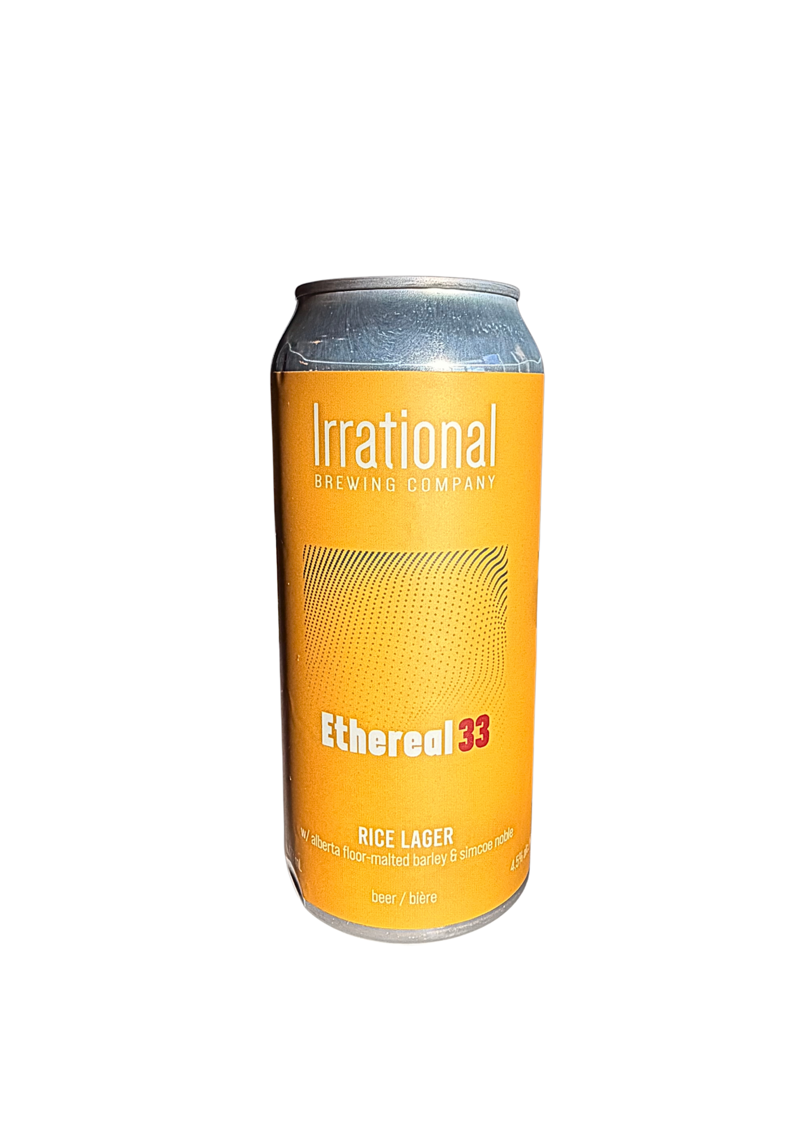 Irrational Brewing Irrational Brewing Exp. Ethereal 33: Rice Lager 473ml