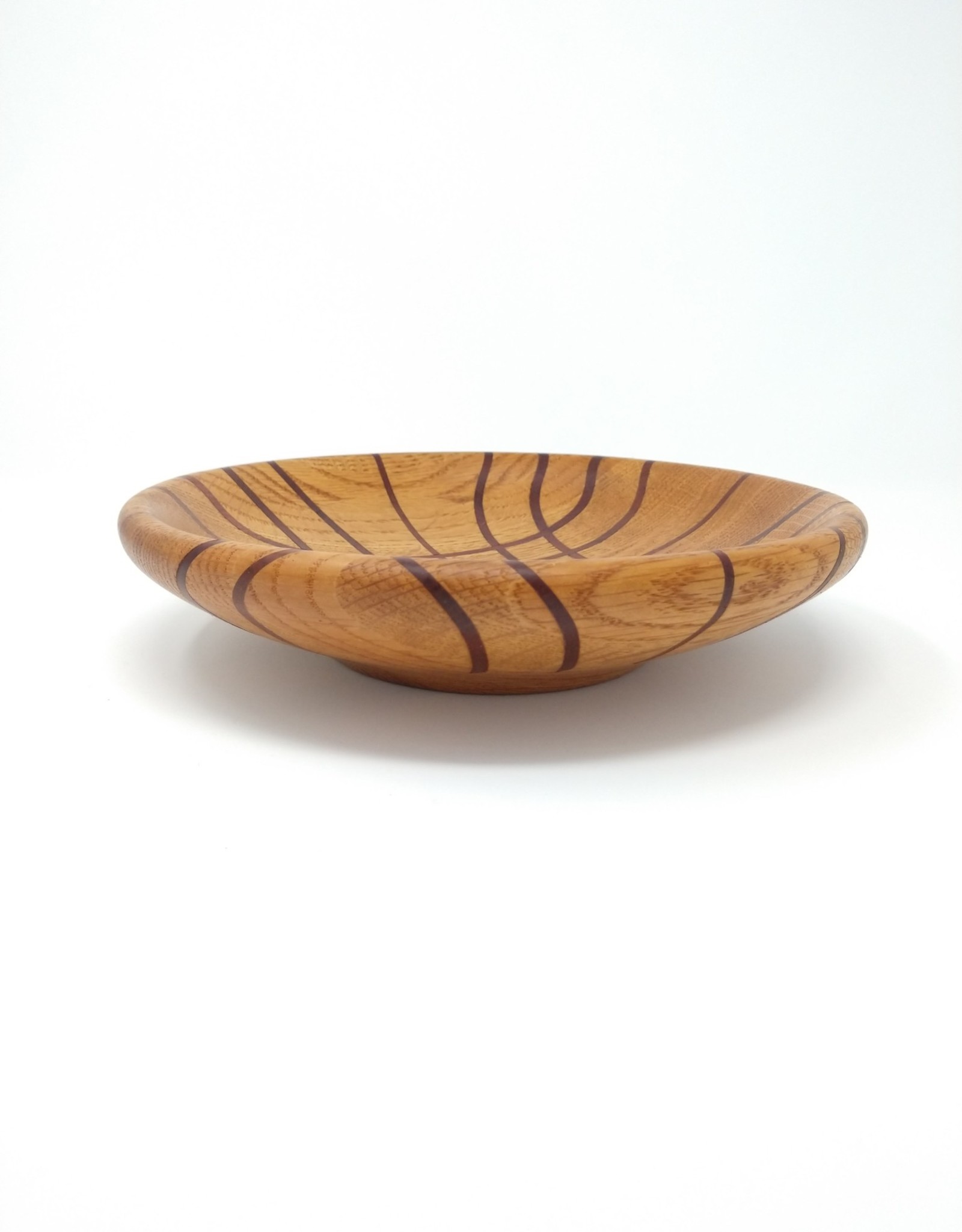 Art Jalbert Art Jalbert - Oak Plate w Brazilian Cherry Inlay #1
