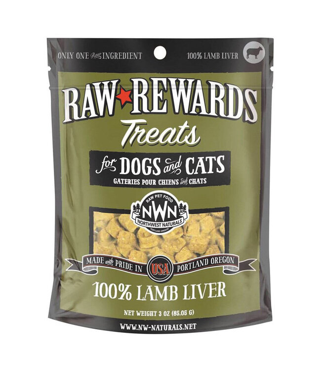 Freeze Dried Lamb Liver Treats 3oz