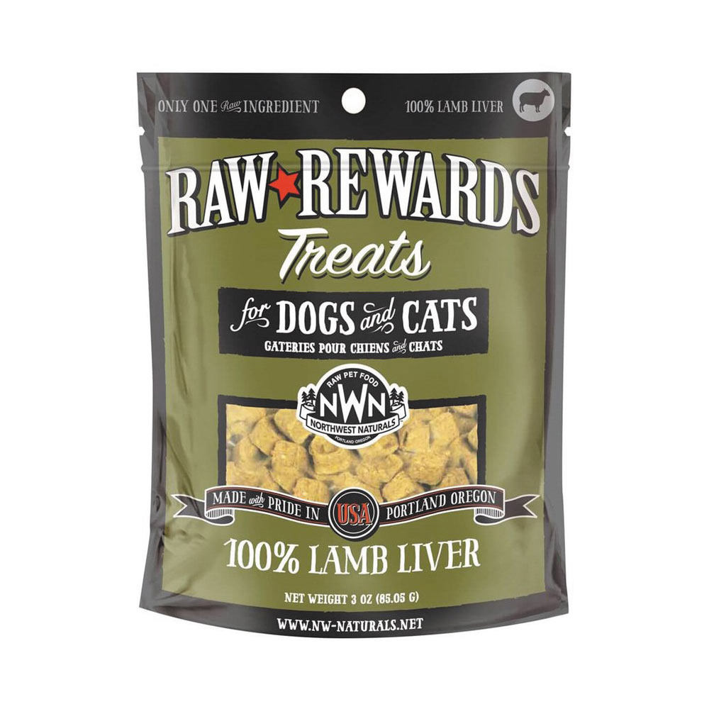 Northwest Naturals Freeze Dried Lamb Liver Treats 3oz Bones Pet Stores