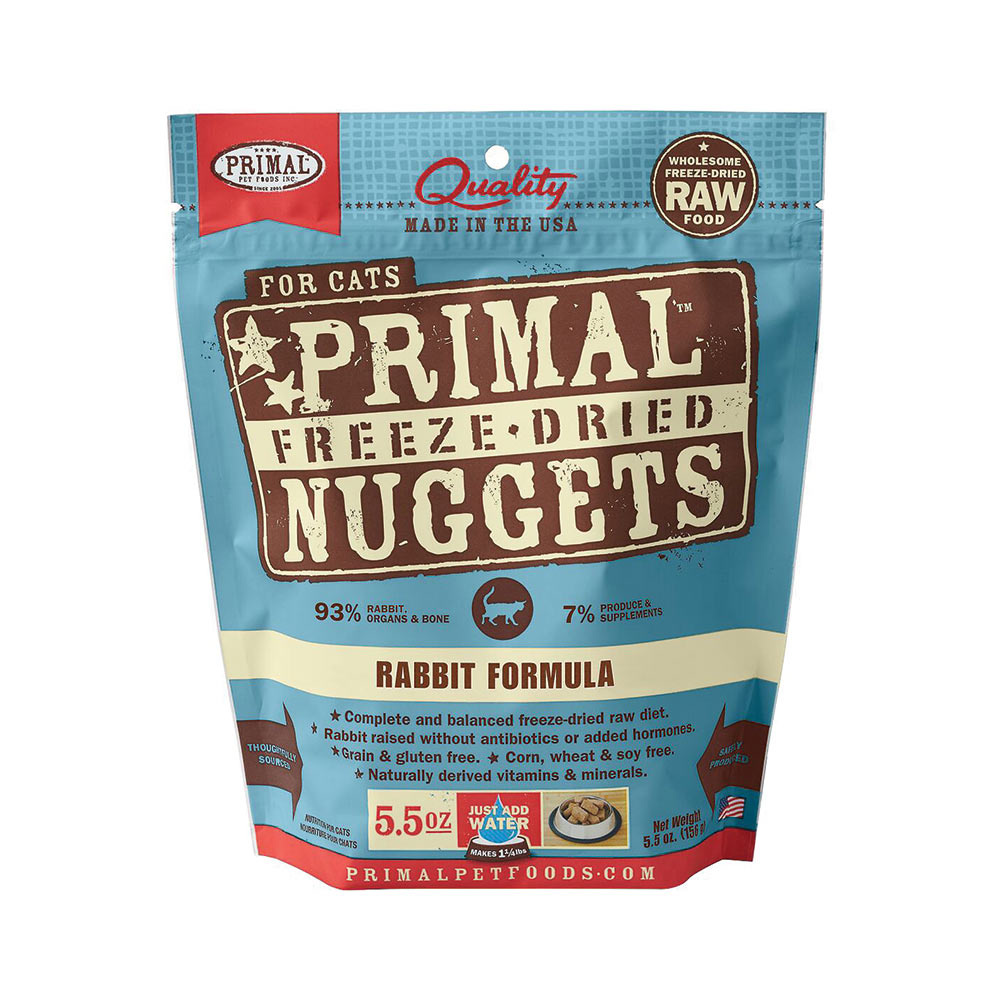 Primal Cat Freeze Dried Rabbit Bones Pet Stores