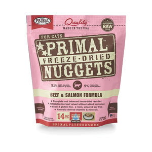Primal Cat Freeze Dried Beef and Salmon