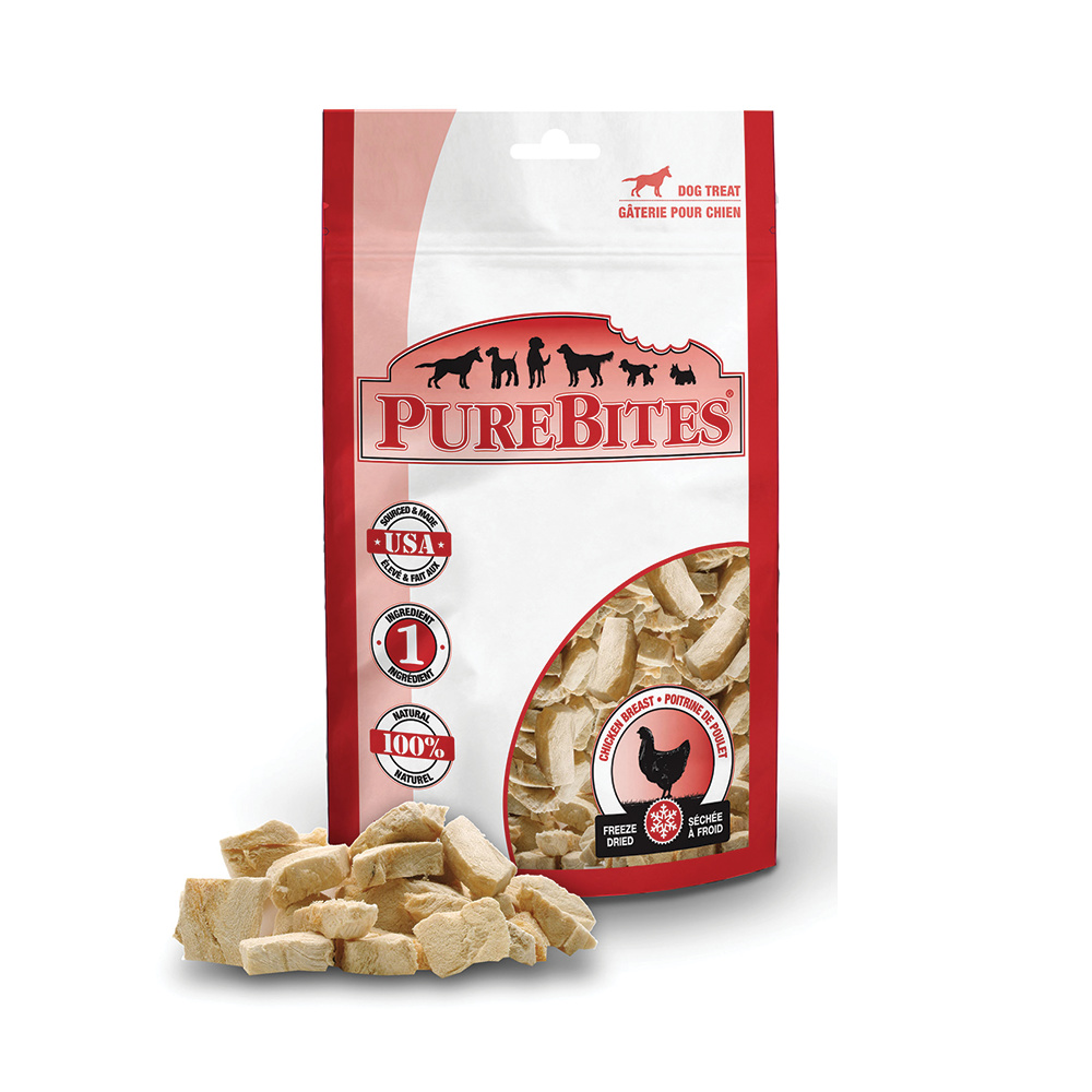 Freeze dried top chicken dog treats