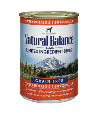 Natural Balance Dog LID Salmon & Sweet Potato 13oz