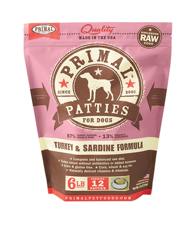 Dog Frozen Turkey and Sardine