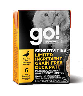 GO! Cat Tetra LID Duck Pate 6.4oz