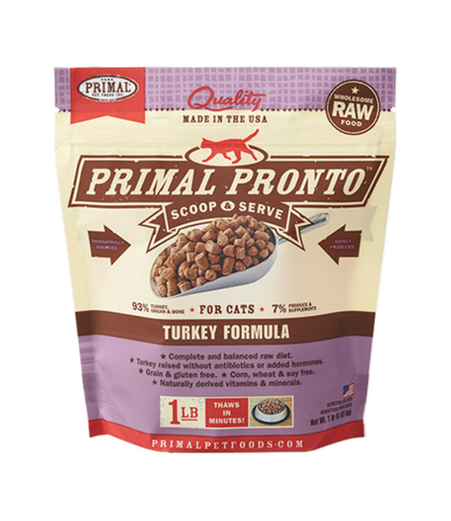 Cat Frozen Pronto Turkey 1lb