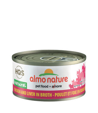 Almo HQS Natural Chicken with Liver 70g