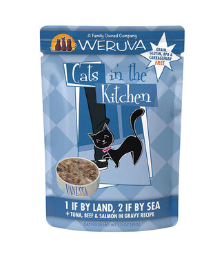 Cats in the Kitchen 1if by land, 2 if by sea Pouch 3oz