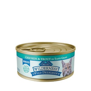 Blue Buffalo Wilderness Cat GF Chicken and Trout Minced 5.5oz