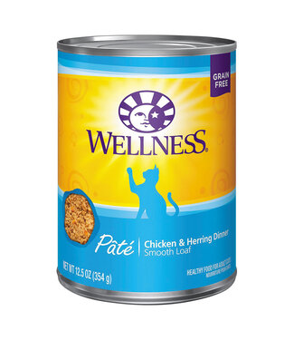 Wellness Cat Pate Chicken and Herring 12.5oz