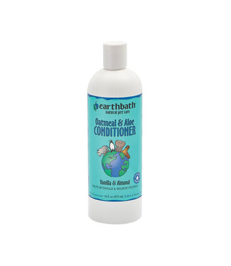 Earth Bath Dog/Cat Conditioner Oatmeal & Aloe, Vanilla/Almond 472ml
