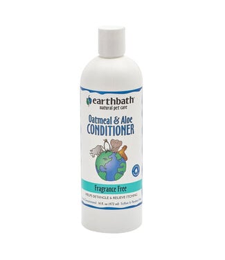 Earth Bath Dog/Cat Conditioner Oatmeal & Aloe, Fragrance Free 472ml