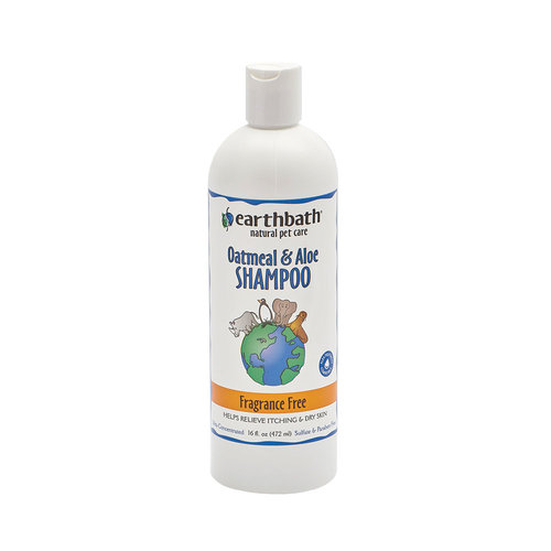 Earth Bath Dog/Cat Shampoo Oatmeal & Aloe Fragrance Free 472ml