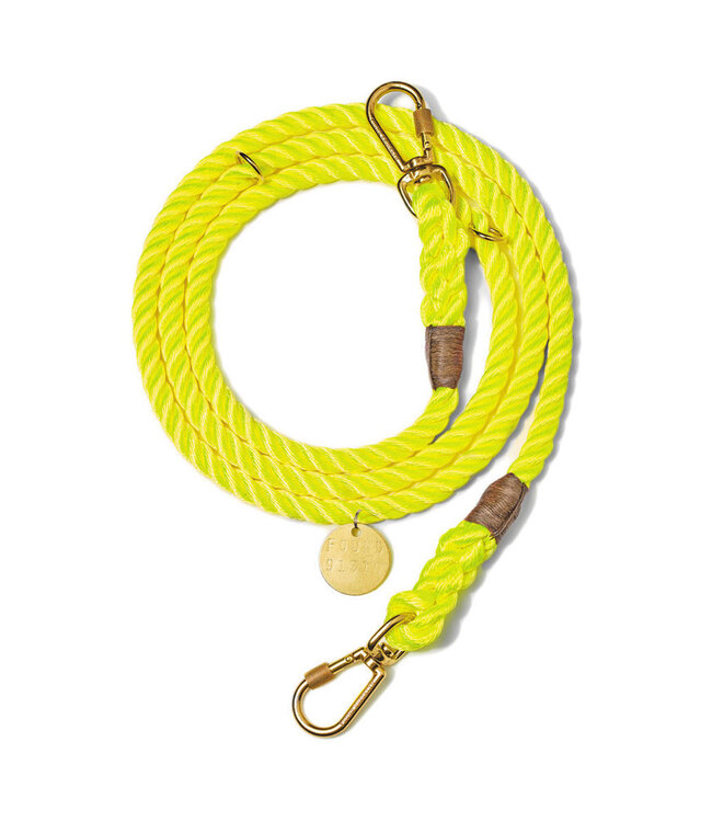 Rope Leash Neon Yellow