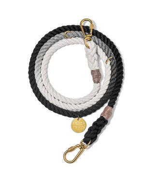 Found My Animal Rope Leash Black Ombre