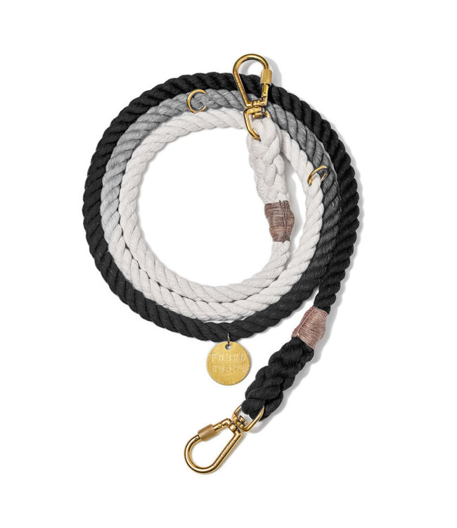 Rope Leash Black Ombre