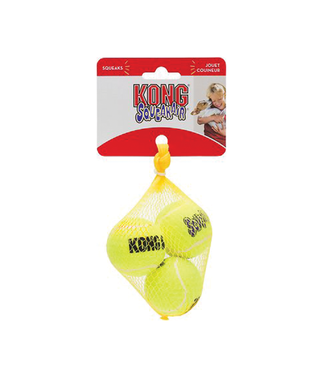 Kong AirDog Tennis Squeaker Balls XSmall 3 pack