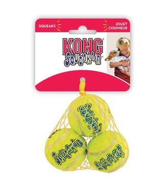 Kong AirDog Tennis Squeaker Balls Small 3 pack