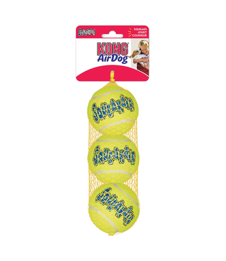 Kong AirDog Tennis Squeaker Balls Medium 3 pack