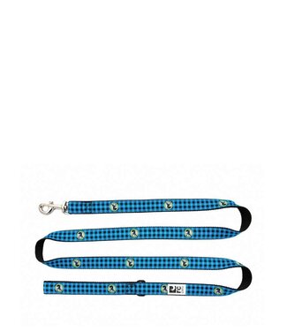 RC Pets Leash Buffalo Plaid Blue