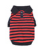 Parisian Fashion Shirt Striped Polo Red/Navy