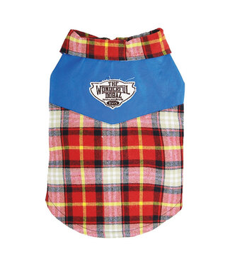 Parisian Pet Parisian Fashion Shirt Plaid Camp Red