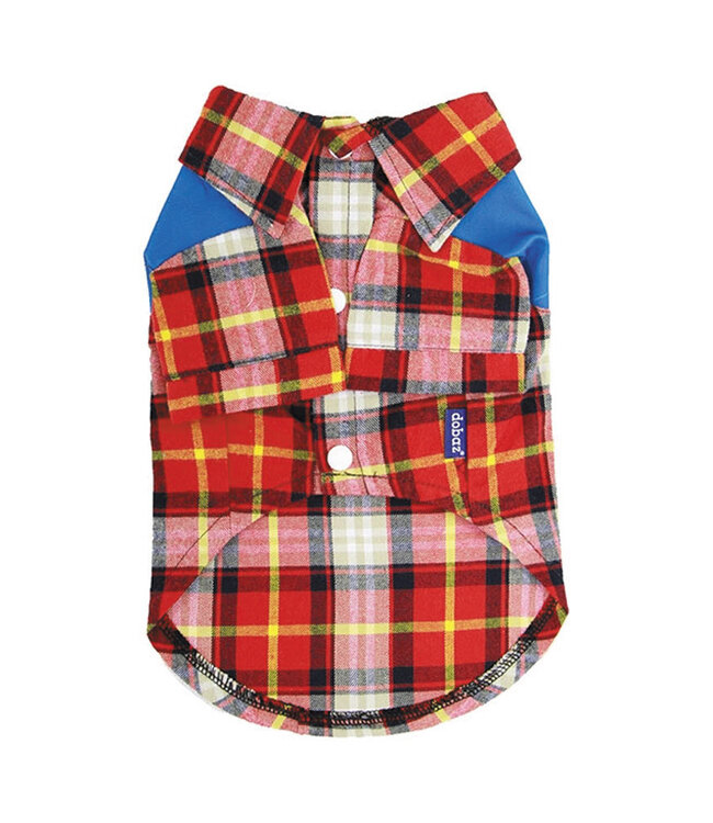 Parisian Fashion Shirt Plaid Camp Red