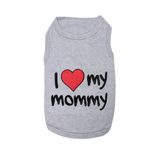Parisian Pet T-Shirt I Love Mommy