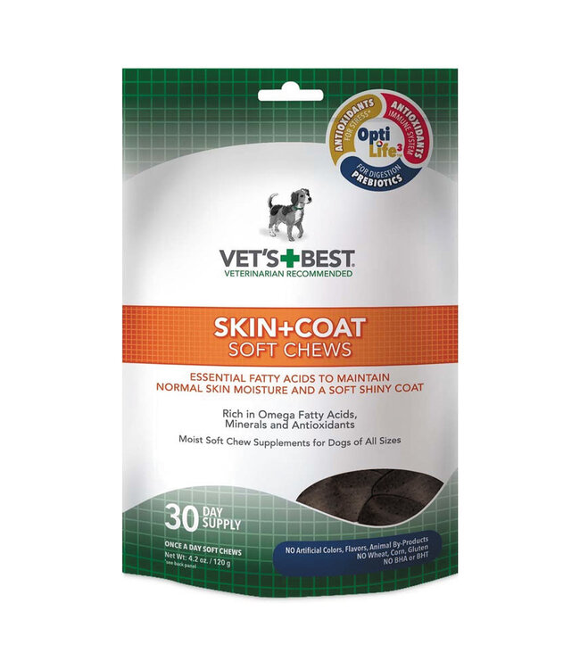 Dog Skin/Coat Soft Chews 30ct