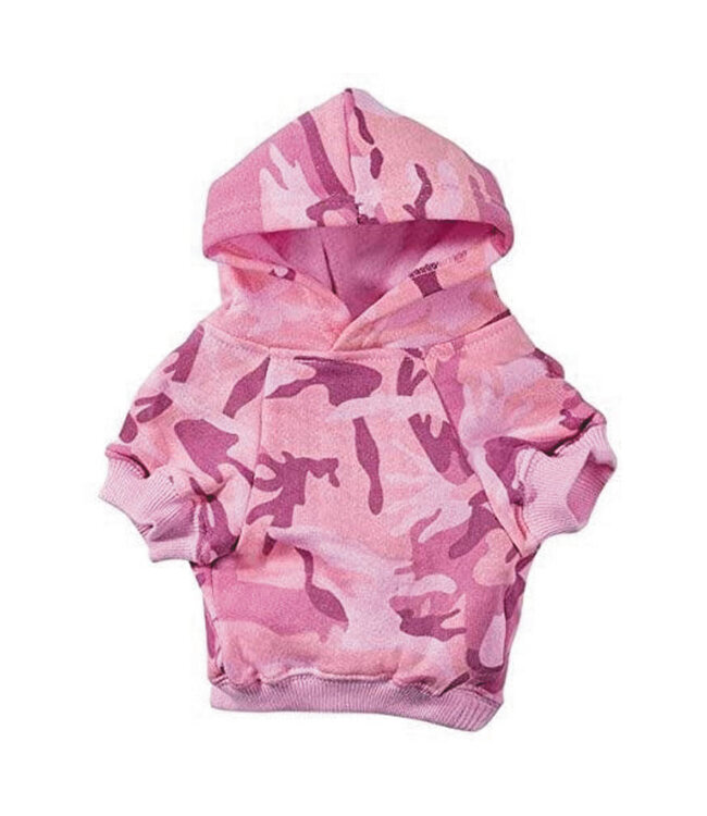 Basic Hoodie Camo Pink