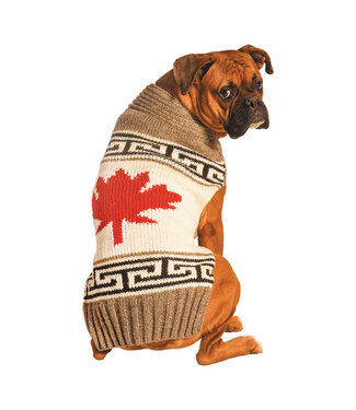 Chilly Dog Sweater Maple Leaf