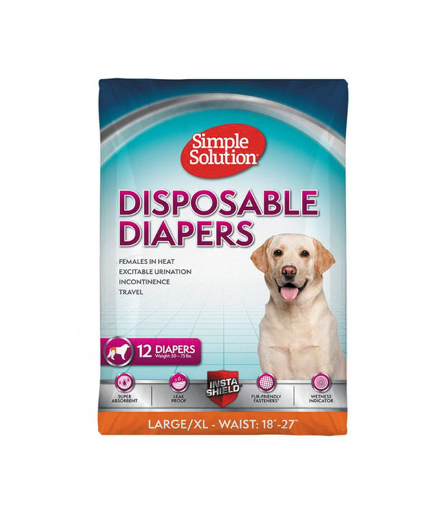 Simple Solution Disposable Diapers Bones Pet Stores