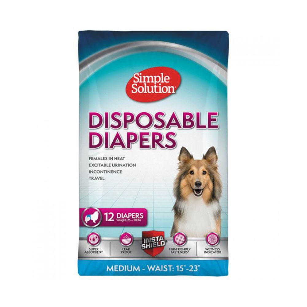 Simple Solution Disposable Diapers Bones Pet Stores