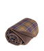 Barbour Blanket Classic Tartan With Brown Sherpa