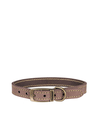Barbour Collar Leather Brown