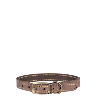 Barbour Collar Leather Brown