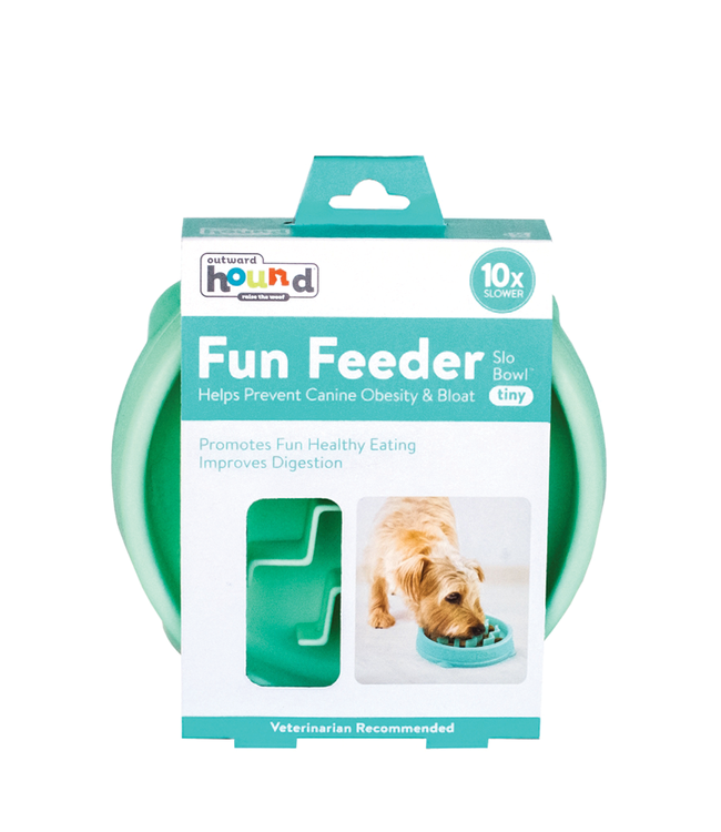 Outward Hound Fun Feeder Slo-Bowl Mint