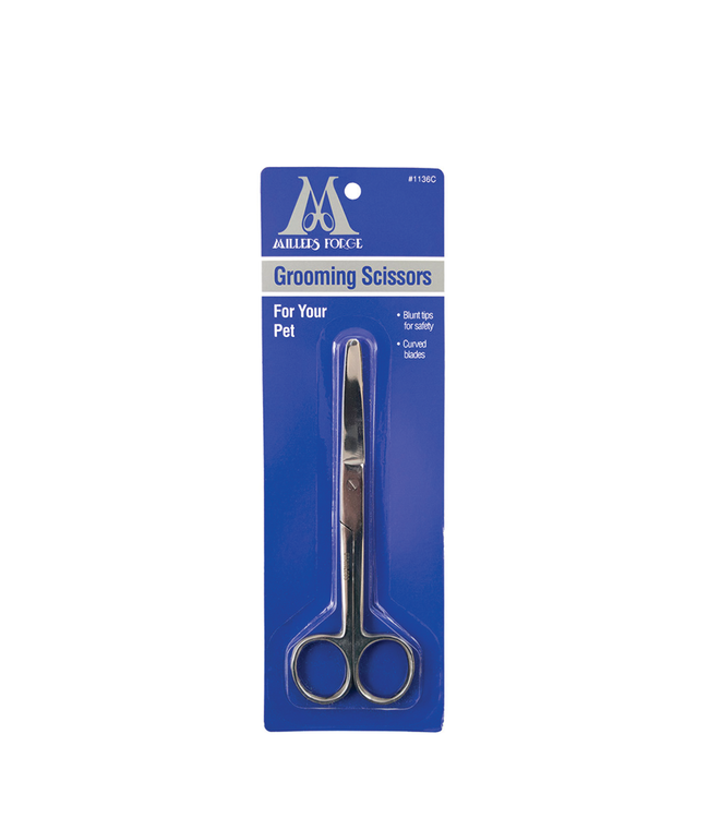 Grooming Scissors Curved Blunt Tip