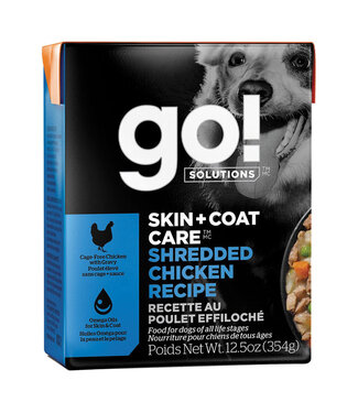 GO! Dog Skin&Coat Chicken Tetra 354g