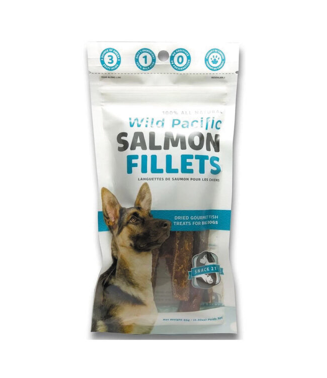 Dog Salmon Fillets 65g