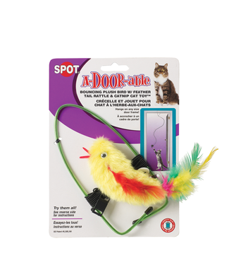 SPOT A-Door-Able Plush Bird Cat Toy