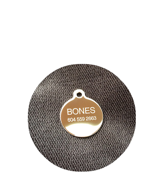 Bones Custom engraved stainless steel pet tag