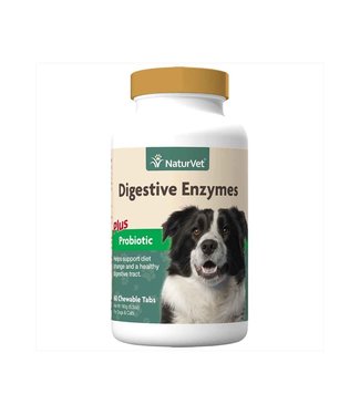 NaturVet Dog Digestive Enzymes/Probiotic 60ct