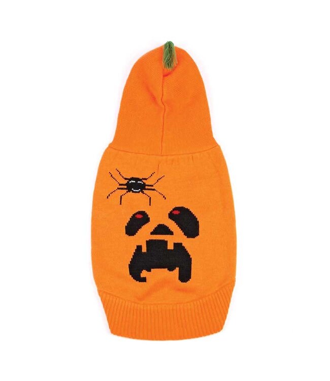 Halloween Sweater Dog Pumpkin