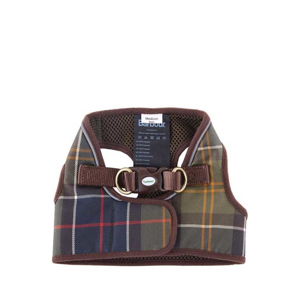 Barbour Harness Stepin Classic Tartan Bones Pet Stores