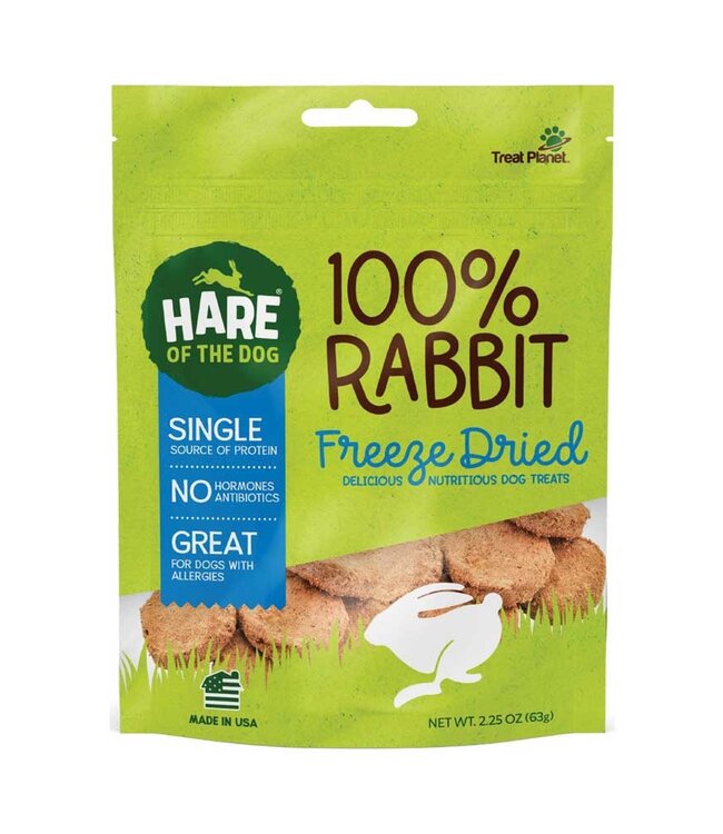 Hare of the Dog Freeze Dried Rabbit Treat 2.25oz